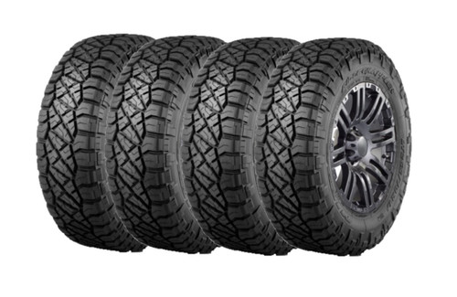 Nitto Ridge Grappler hybrid-terrain tire featuring an aggressive tread and sidewall design for trucks, SUVs and off-road builds, available at A2i Wheel & Tire