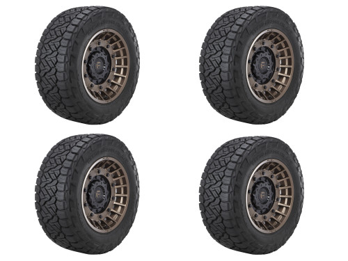 Set 4 275/55R20 Nitto Recon Grappler A/T Tires All Terrain 117T 31.89" 2755520 Light Truck Tires