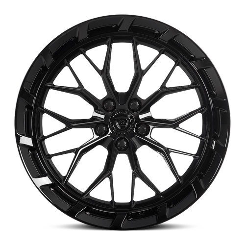 20" Dolce Performance Magari Gloss Black 20x10 Wheel 5x120 40mm Luxury Rim