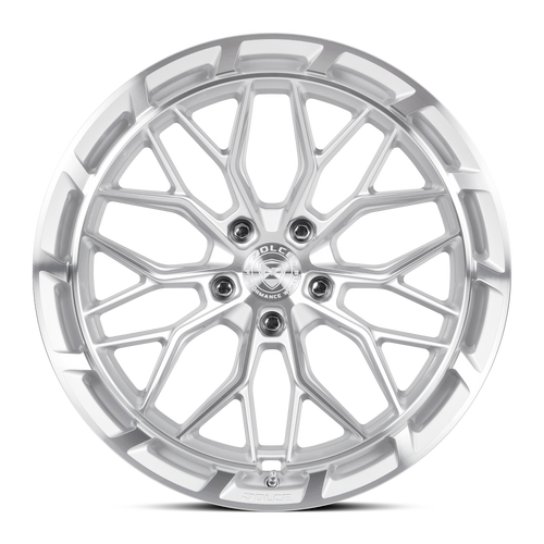 22" Dolce Performance Magari Gloss Silver Machined Face 22x10.5 Wheel 5x115 25mm Luxury Rim