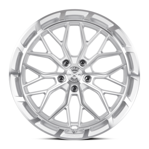 20" Dolce Performance Magari Gloss Silver Machined Face 20x8.5 5x112 28mm Wheel Luxury Rim