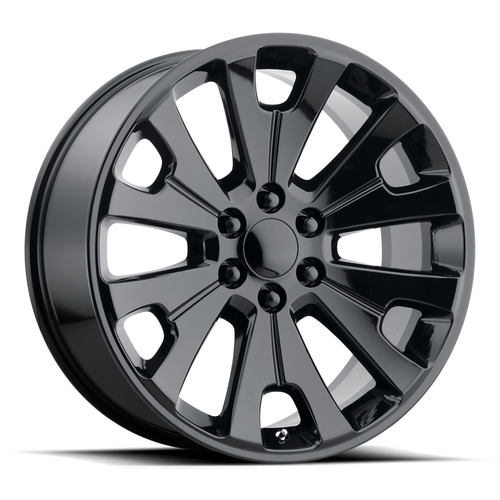 Set 4 Performance Replicas PR190 24x10 6x5.5 Gloss Black Wheels 24" 30mm Rims