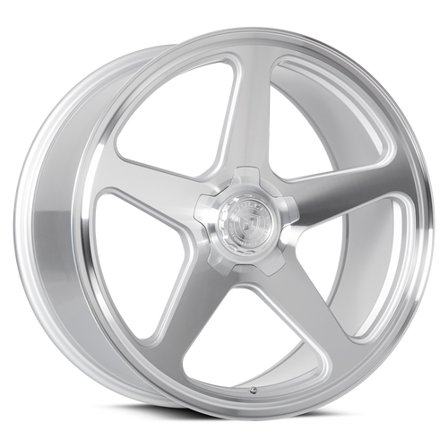 Set 4 18" Dolce Performance Stella Silver Machined Face 18x8.5 5x112 35mm Wheels Luxury Rims