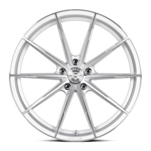19" Dolce Performance Veloce Gloss Silver Machined Face 19x9.5 5x4.5 40mm Wheel Performance Rim
