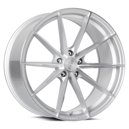 Set 4 19" Dolce Performance Veloce Silver Machined Face 19x9.5 Wheels 5x4.5 40mm Wheels Performance Rims