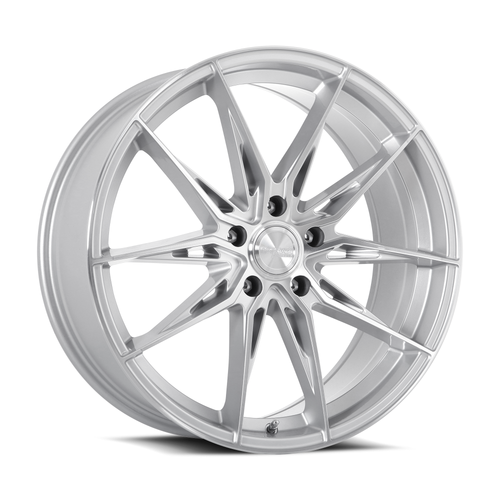 Set 4 18" Katana Racing KR10 Glossy Silver 18x8 5x112 40mm Street Track Wheels