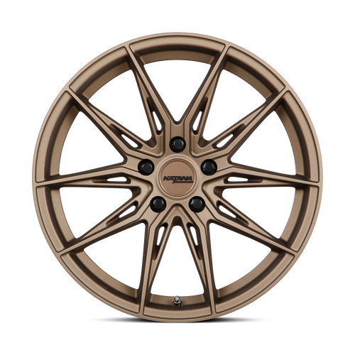 18" Katana Racing KR10 Matte Bronze Wheel 18x8 5x112 40mm Tuner Street Track Rim