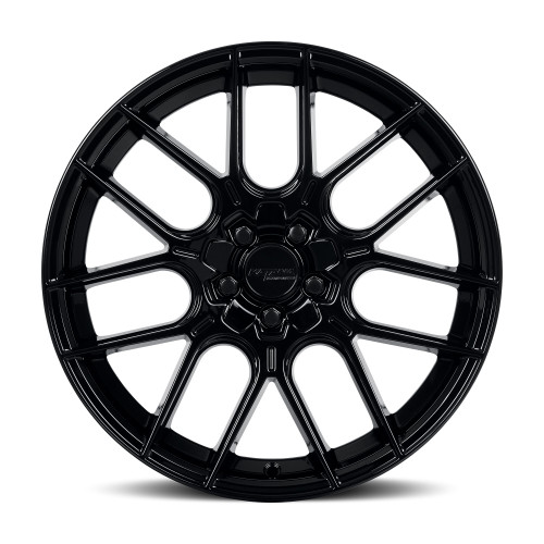 18" Katana Racing KR04 18x8 5x110 5x114.3 40mm Glossy Black Racing Wheel