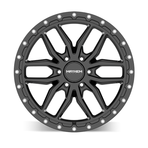 20" Mayhem Vector Gloss Black 20x9 Wheel 8x6.5 18mm For Chevy GMC Ram Ford Rim