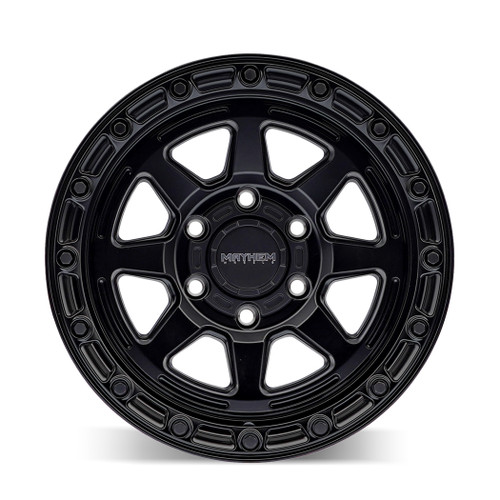 20" Mayhem Ridgeline 8306 Satin Black Wheel 20x9 6x5.5 (6x139.7) 18mm Truck Rim