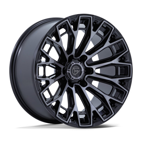 20" Fuel FC882 Trax Gloss Black Machined Face DTCC 20x9 Wheel 6x135 20mm SUV Rim