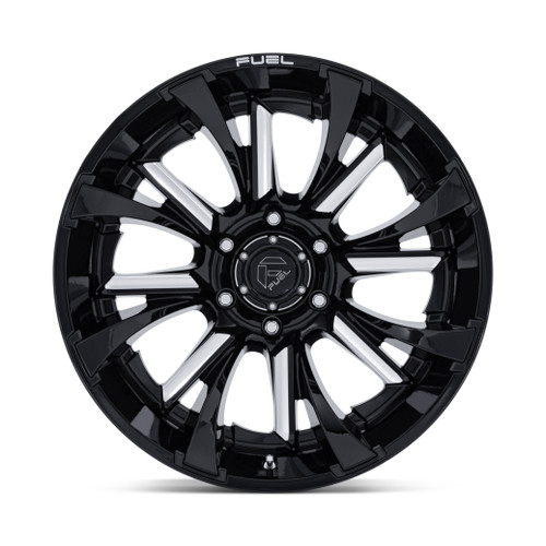 20" Fuel FC895 Tantrum Gloss Black Milled 20x10 Wheel 8x6.5 -18mm Offroad Rim