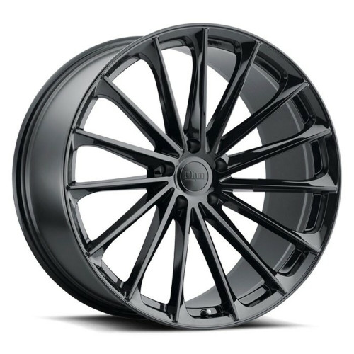 Set 4 OHM Proton 20x10 5x4.5 Gloss Black Wheels 20" 40mm Rims