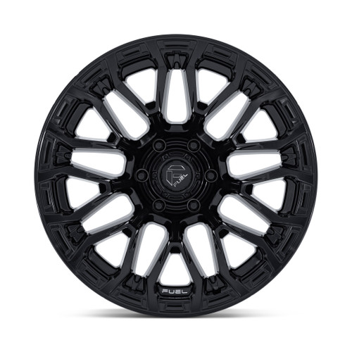 20" Fuel FC899 Chisel Gloss Black 20x10 5x5 -18mm Offroad For Jeep Truck Wheel