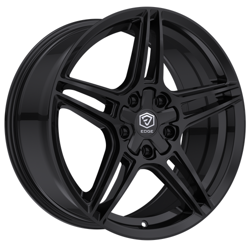18" Edge Street 354B Gloss Black Wheel 18x8 5x4.5 (5x114.3) 5x120 40mm Rim