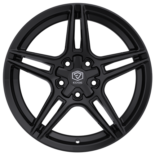 18" Edge Street 354B Gloss Black Wheel 18x8 5x4.5 (5x114.3) 5x120 40mm Rim