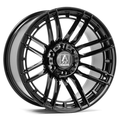 Set 4 24" Axe Off-Road Thanos Gloss Black 24x12 Wheels 8x180 -44mm Truck Rims