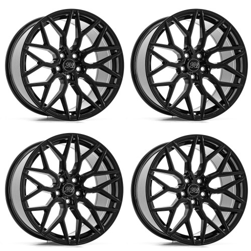 Axe ZX12 Wheels 19.0x8.5 5x110 Gloss Black A2i Wheel and Tire