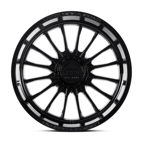 22" Lock X-Treme Striker Gloss Black 22x10 Wheel 8x170 -18mm Truck For Ford Rim F250 F350 Truck Rim