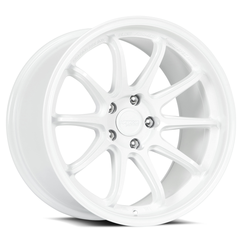Set 4 18" Katana Racing HR06 Gloss White Wheels 18x8.5 5x120 35mm Racing Rims