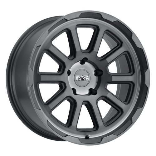 Set 4 Black Rhino Chase 20x8.5 6x5.5 Brushed Gunmetal Wheels 20" 0mm Rims
