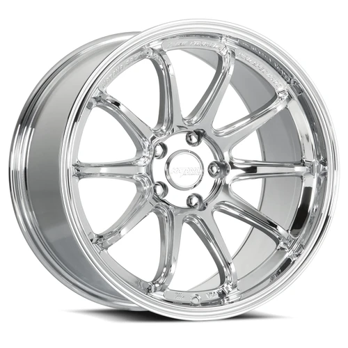 Set 4 18" Katana Racing HR06 Chrome Wheels 18x9.5 5x120 38mm Racing Rims