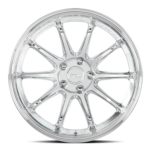 18" Katana Racing HR06 Chrome Wheel 18x9.5 5x120 22mm Rim HR06-189545C