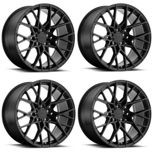 Set 4 TSW Sebring 20x8.5 5x120 Matte Black Wheels 20" 20mm Rims