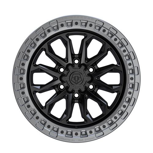 20" TIS 556BA Black Anthracite Ring Wheel 20x9 6x5.5 (6x139.7) 0mm Offroad Rim