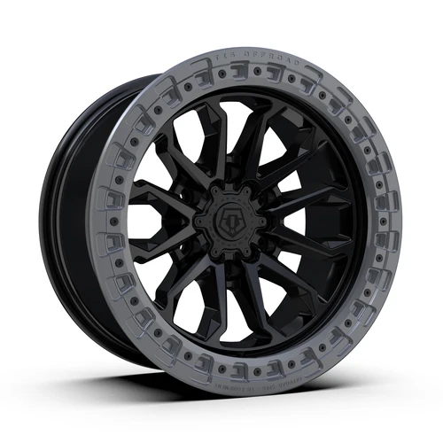 Set 4 17" TIS 556BA Black Anthracite Ring Wheels 17x9 6x135 -12mm Offroad Rims
