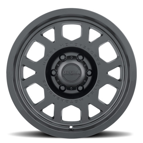 18" Ultra 114SB The Chief Satin Black 18x9 Wheel 6x135 18mm For Ford Lincoln Rim Truck SUV