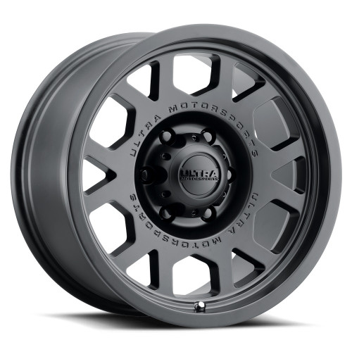 Set 4 18" Ultra 114SB The Chief Satin Black 18x9 Wheels 6x135 18mm Truck Suv Rims