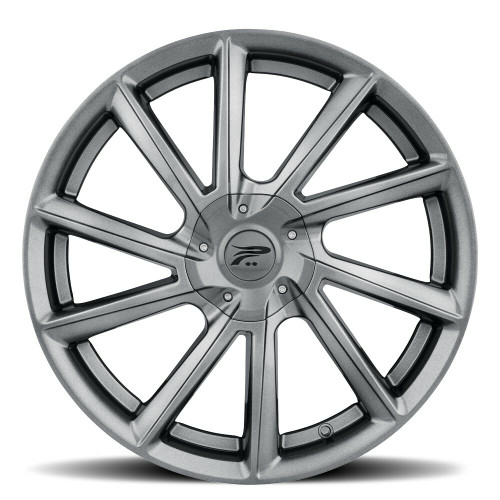 17" Platinum 466G Mystic Bright Graphite Silver 17x8 Wheel 5x110 5x115 35mm Rim Street Wheel