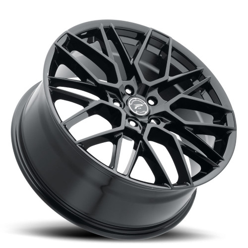 17" Platinum 459BK Retribution Gloss Black 17x8 Wheel 5x4.5 40mm Car SUV Rim