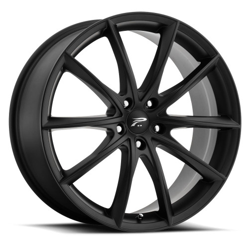 17" Platinum 435SB Flux Satin Black 17x8 Wheel 5x112 40mm Car SUV Rim