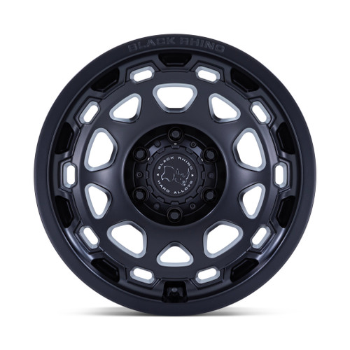 17" Black Rhino Hard Alloys BR026 Congo Matte Black 17x8.5 Wheel 5x4.5 35mm Rim