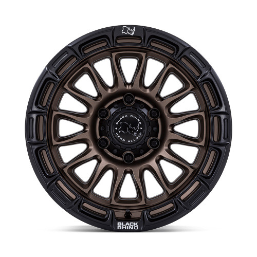 20" Black Rhino BR025 Rival Burnt Bronze Matte Blk-Lip 20x9 Wheel 6x5.5 1mm Rim