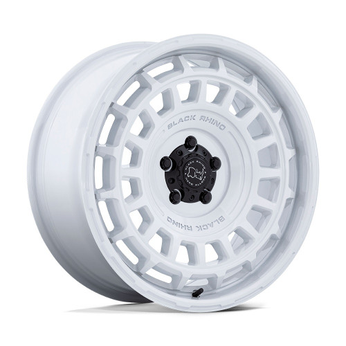 20" Black Rhino Hard Alloys BR024 AWOL Gloss White 20x8.5 Wheel 6x5.5 12mm Rim