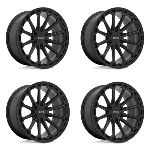 Set 4 Black Rhino Kaizen 20x9.5 6x5.5 Matte Black Wheels 20" 12mm Rims Set 4 Black Rhino Kaizen 20x9.5 6x5.5 Matte Black Wheels 20" 12mm Rims