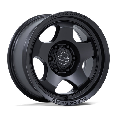 Set 4 17" Black Rhino Hard Alloys BR031 Sol Matte Black 17x8 Wheels 5x4.5 20mm Rims