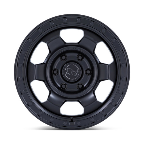 17" Black Rhino Hard Alloys BR029 Trooper Matte Black 17x8.5 Wheel 5x4.5 25mm Rim