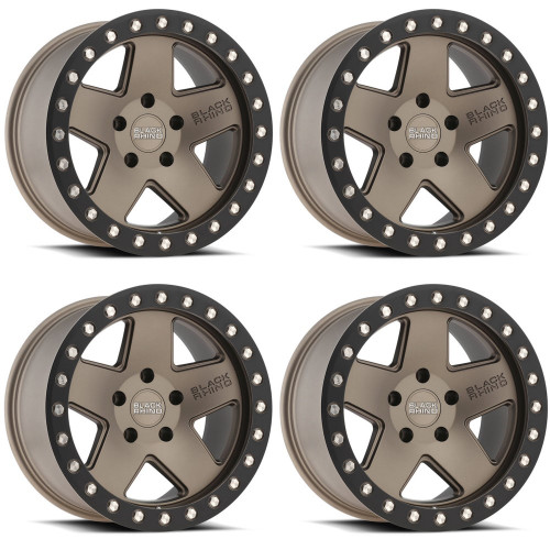 Set 4 Black Rhino Crawler 20x9.5 5x5.5 Matte Bronze W/ Black Ring Wheels 20" 0mm Set 4 Black Rhino Crawler 20x9.5 5x5.5 Matte Bronze W/ Black Ring Wheels 20" 0mm