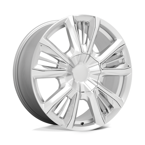 Set 4 Performance Replicas PR212 22x9 6x5.5 Silver Chrome Wheels 22" 28mm