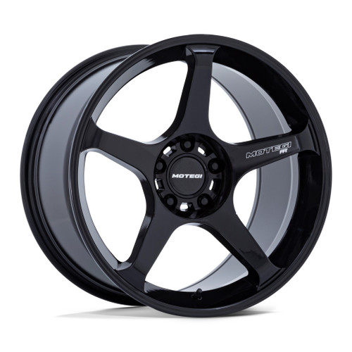 18" Motegi MR159 Battle V Blackbird Metallic 18x9.5 Wheel 5x120 0mm Rim