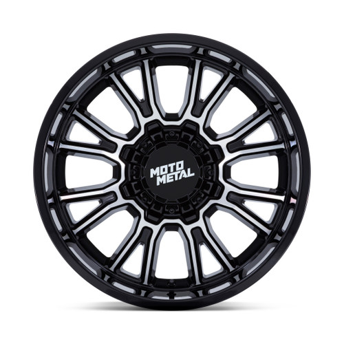 22" Moto Metal MO810 Legacy 22x9 6x135 6x5.5 1mm Gloss Black Machined Truck Rim Offroad SUV Wheel