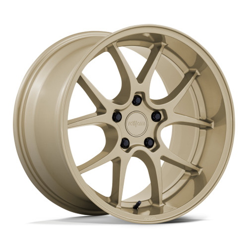 Set 4 18" Rotiform RC207 LTN-J 18x9.5 5x4.5 38mm Gloss Gold Sedan Coupe SUV Rims Wheels