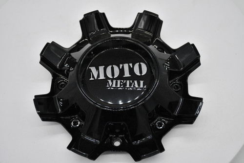 Moto Metal Gloss Black Wheel Center Cap Hub Cap CAP-MO804C-GB 9" Fits MO804 MO808 20x9 0mm offset wheels