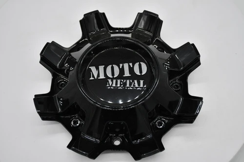 Moto Metal CAP-MO804C-GB Gloss Black Wheel Center Cap – Replacement Hub Cap for MO804 Spider Wheels