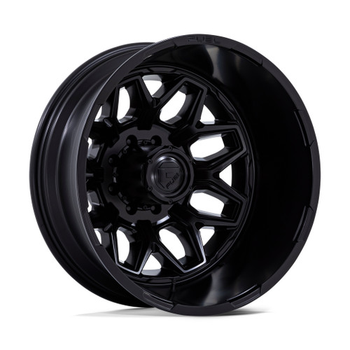 22" Fuel D871 Flux Dually Blackout 22x8.25 Wheel 8x6.5 -227mm Rear Truck Rim