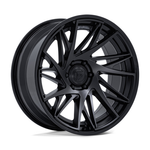 20" Fuel FC405 Dynamo Matte Black W/ Gloss Black Lip 20x9 5x5 (5x127) 1mm Wheel Offroad For Jeep Truck